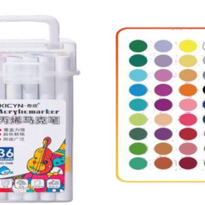 ACRYLIC MARKER 36PCS